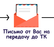 Образец письма на доставку до ТК